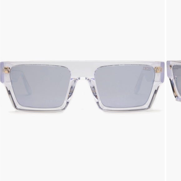 DEZI X MONET Slick Icy Square Frame Sunglasses